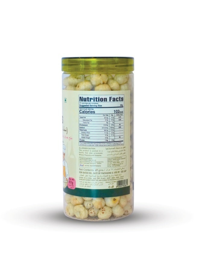 Jivika Roasted Makhana Salt and Pepper - 67G - Image 4